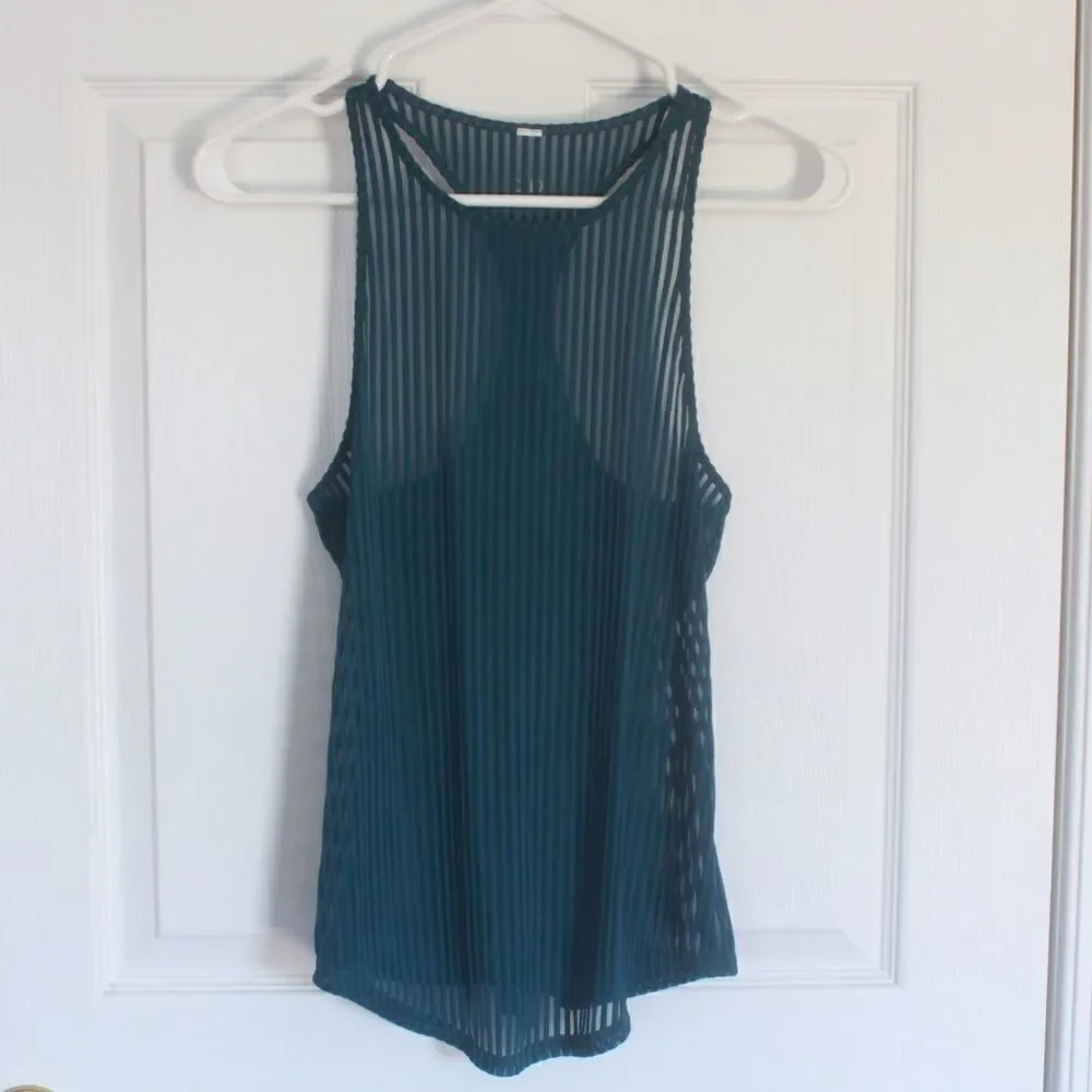 Alo Yoga | Ribbed Essence Racer Back Tank size Small Athletic Workout